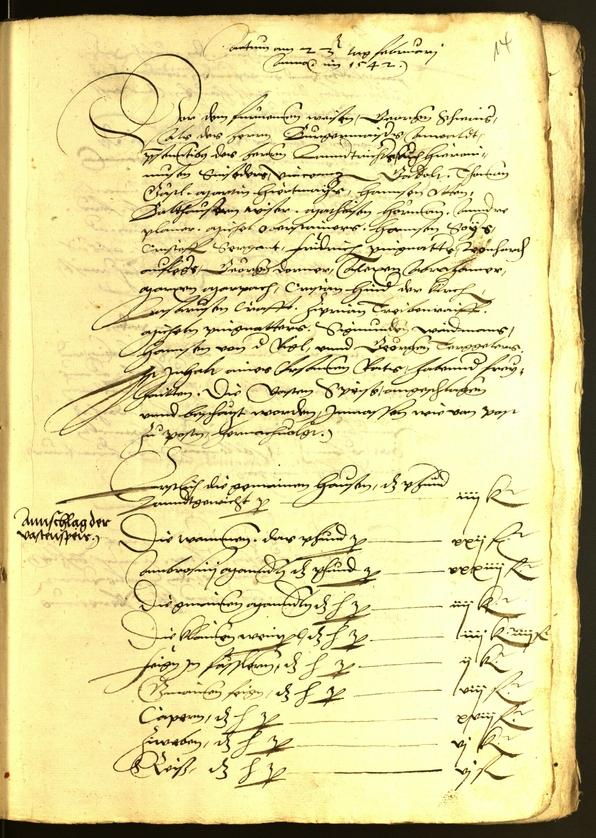 Archivio Storico della Città di Bolzano - BOhisto protocollo consiliare 1542 