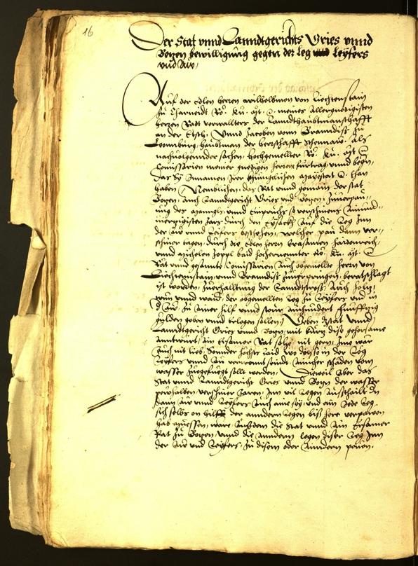 Archivio Storico della Città di Bolzano - BOhisto protocollo consiliare 1542 