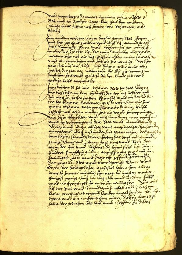 Civic Archives of Bozen-Bolzano - BOhisto Minutes of the council 1542 