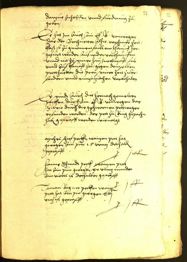 Stadtarchiv Bozen - BOhisto Ratsprotokoll 1542 