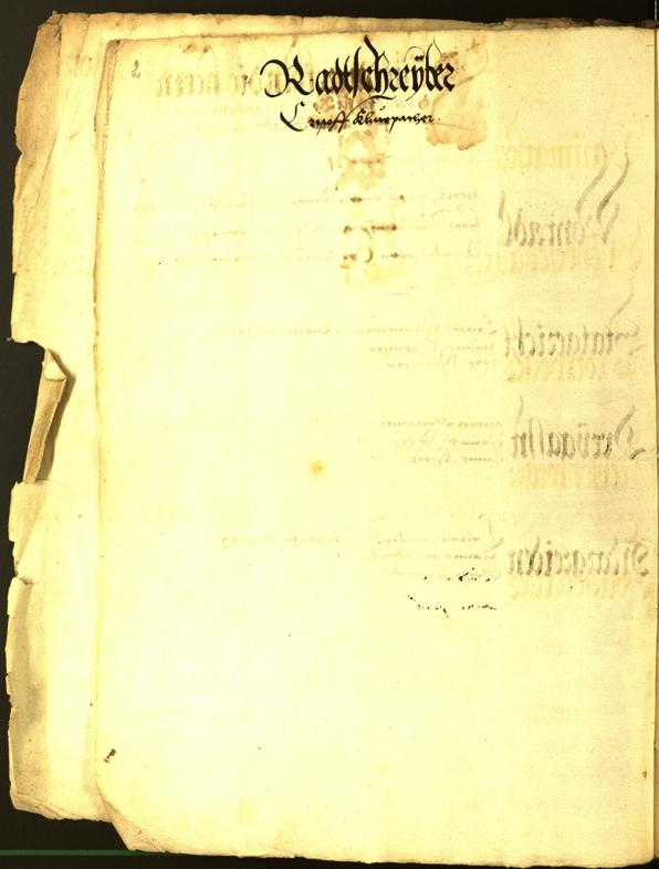 Civic Archives of Bozen-Bolzano - BOhisto Minutes of the council 1542 