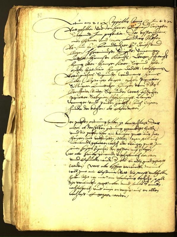 Civic Archives of Bozen-Bolzano - BOhisto Minutes of the council 1542 