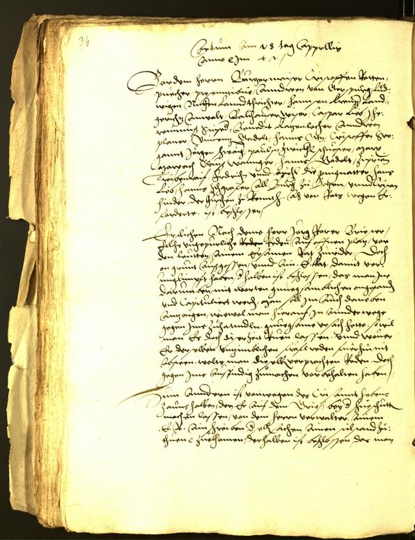 Civic Archives of Bozen-Bolzano - BOhisto Minutes of the council 1542 