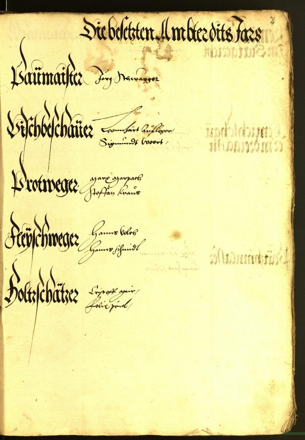 Archivio Storico della Città di Bolzano - BOhisto protocollo consiliare 1542 