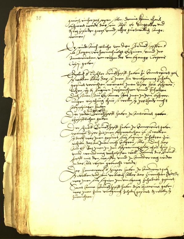 Stadtarchiv Bozen - BOhisto Ratsprotokoll 1542 