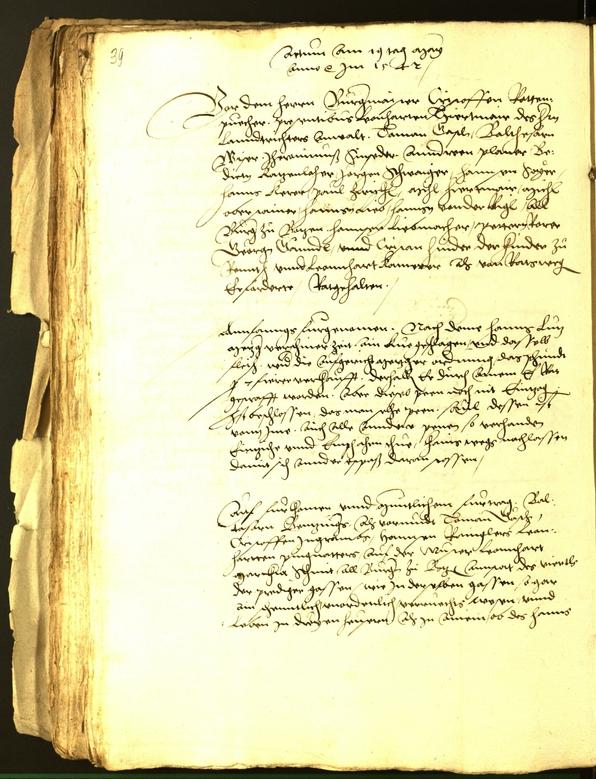 Civic Archives of Bozen-Bolzano - BOhisto Minutes of the council 1542 