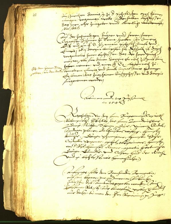 Civic Archives of Bozen-Bolzano - BOhisto Minutes of the council 1542 