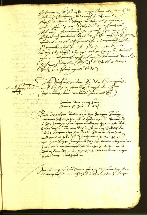 Civic Archives of Bozen-Bolzano - BOhisto Minutes of the council 1542 