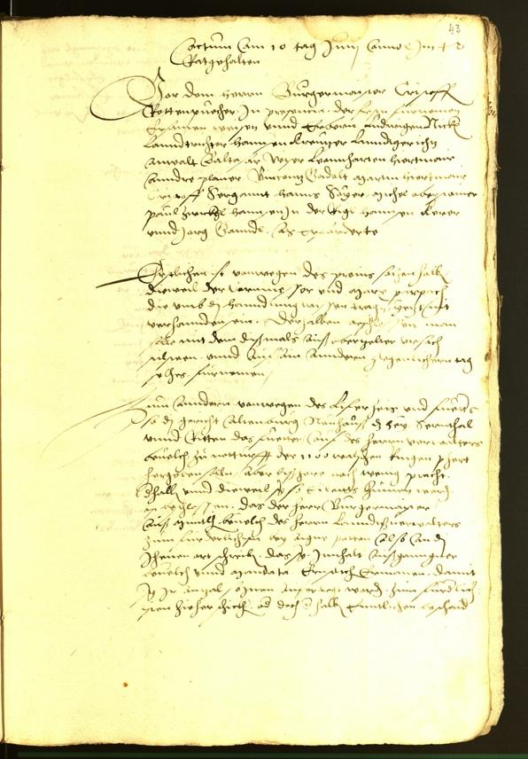 Civic Archives of Bozen-Bolzano - BOhisto Minutes of the council 1542 