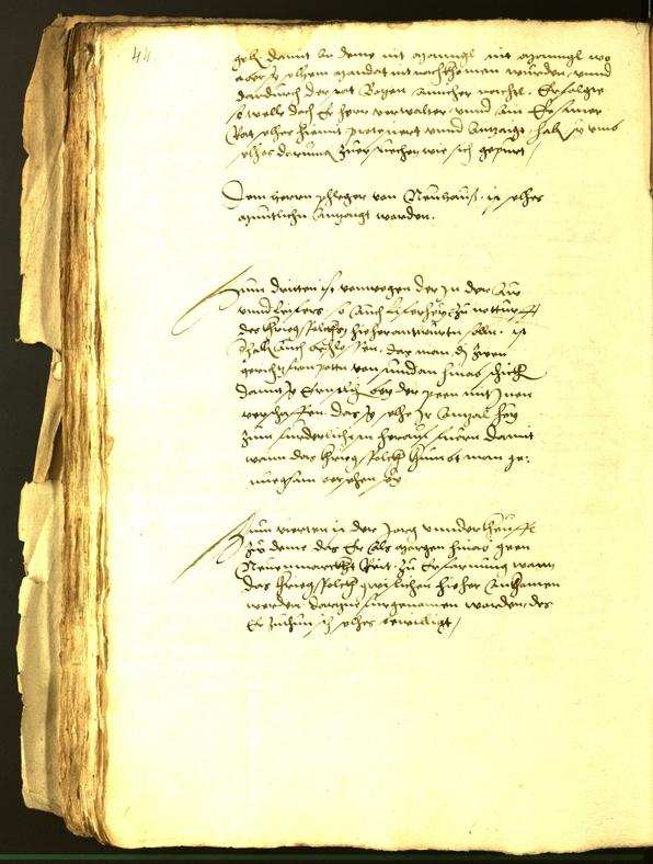 Stadtarchiv Bozen - BOhisto Ratsprotokoll 1542 