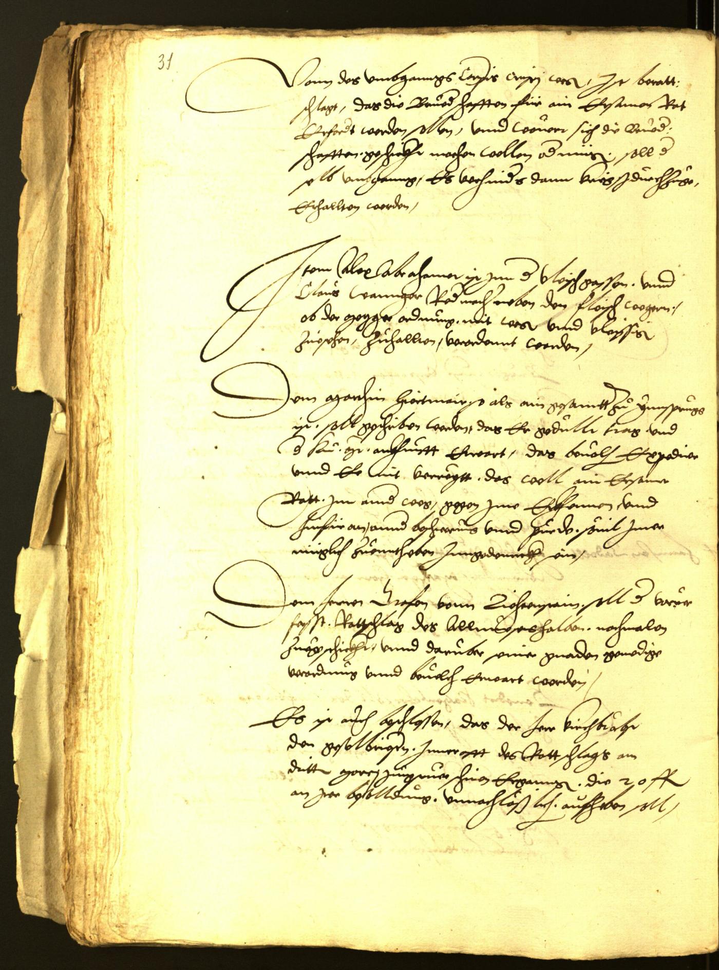 Civic Archives of Bozen-Bolzano - BOhisto Minutes of the council 1542 