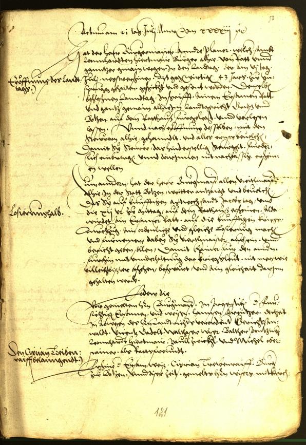 Civic Archives of Bozen-Bolzano - BOhisto Minutes of the council 1543 