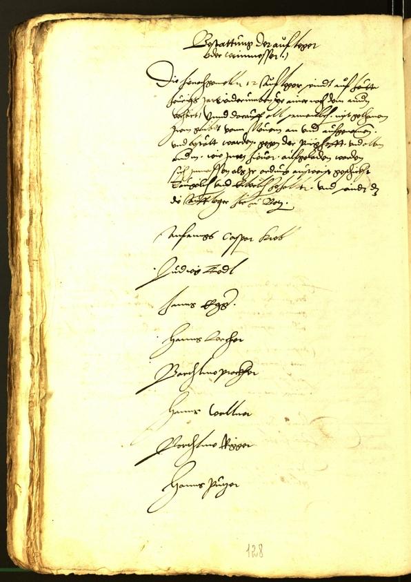 Civic Archives of Bozen-Bolzano - BOhisto Minutes of the council 1543 