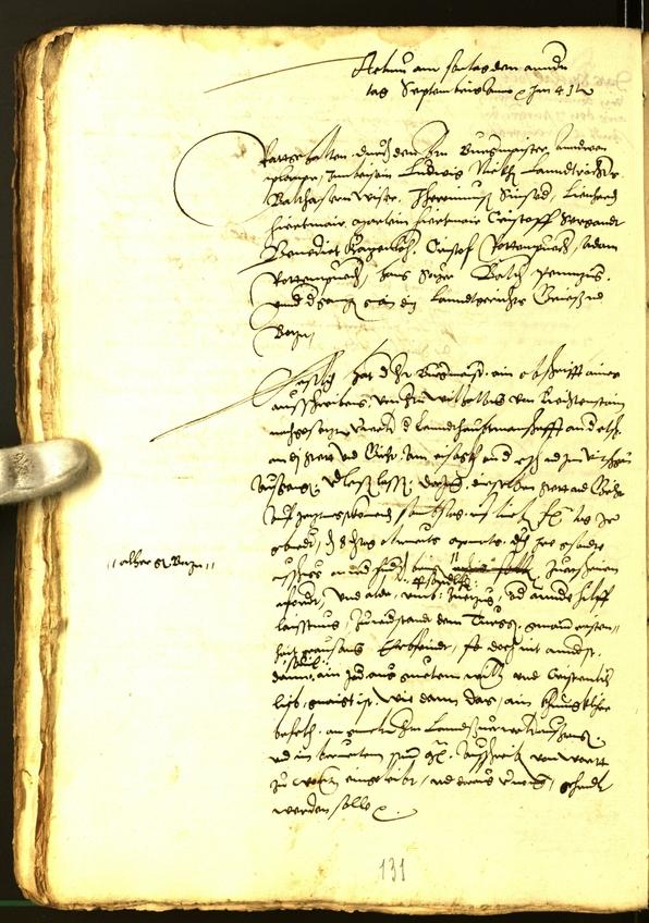 Stadtarchiv Bozen - BOhisto Ratsprotokoll 1543 