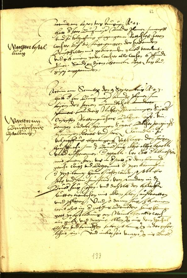 Civic Archives of Bozen-Bolzano - BOhisto Minutes of the council 1543 