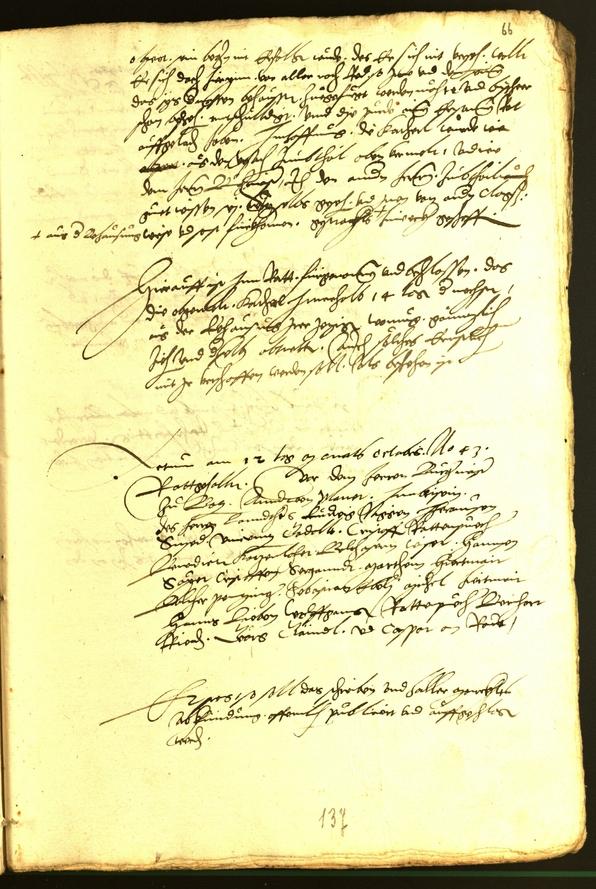 Civic Archives of Bozen-Bolzano - BOhisto Minutes of the council 1543 