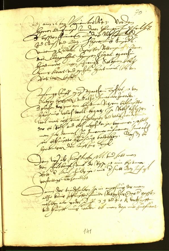 Civic Archives of Bozen-Bolzano - BOhisto Minutes of the council 1543 