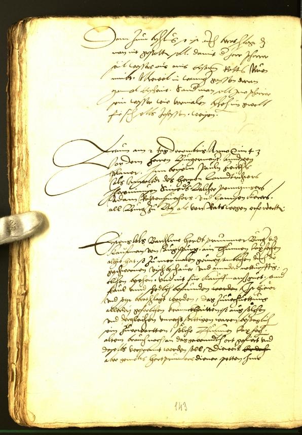 Civic Archives of Bozen-Bolzano - BOhisto Minutes of the council 1543 