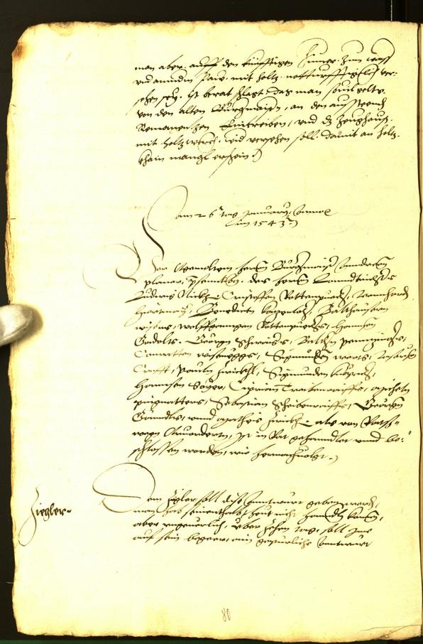 Civic Archives of Bozen-Bolzano - BOhisto Minutes of the council 1543 