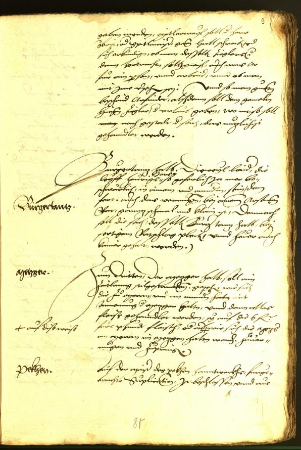 Stadtarchiv Bozen - BOhisto Ratsprotokoll 1543 