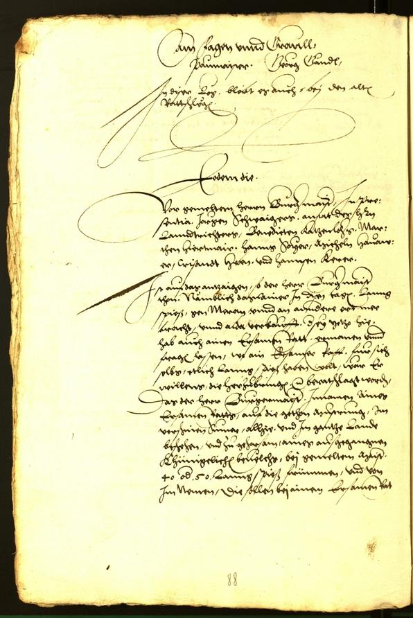 Civic Archives of Bozen-Bolzano - BOhisto Minutes of the council 1543 