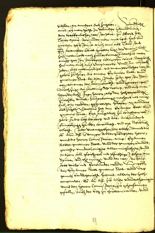 Stadtarchiv Bozen - BOhisto Ratsprotokoll 1543 