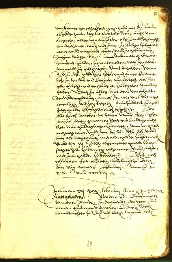 Civic Archives of Bozen-Bolzano - BOhisto Minutes of the council 1543 