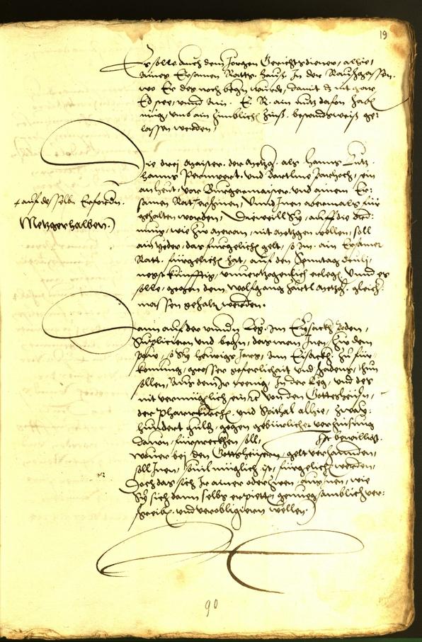 Stadtarchiv Bozen - BOhisto Ratsprotokoll 1543 