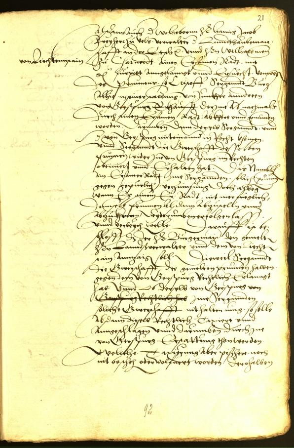 Civic Archives of Bozen-Bolzano - BOhisto Minutes of the council 1543 