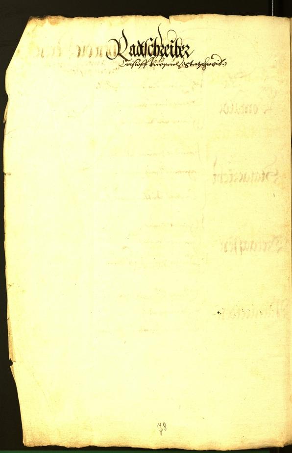 Civic Archives of Bozen-Bolzano - BOhisto Minutes of the council 1543 