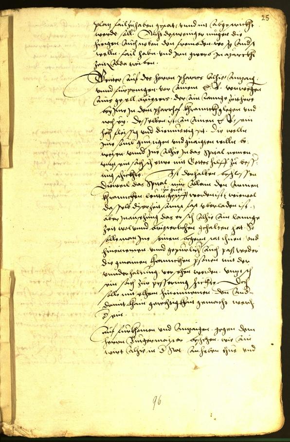 Stadtarchiv Bozen - BOhisto Ratsprotokoll 1543 