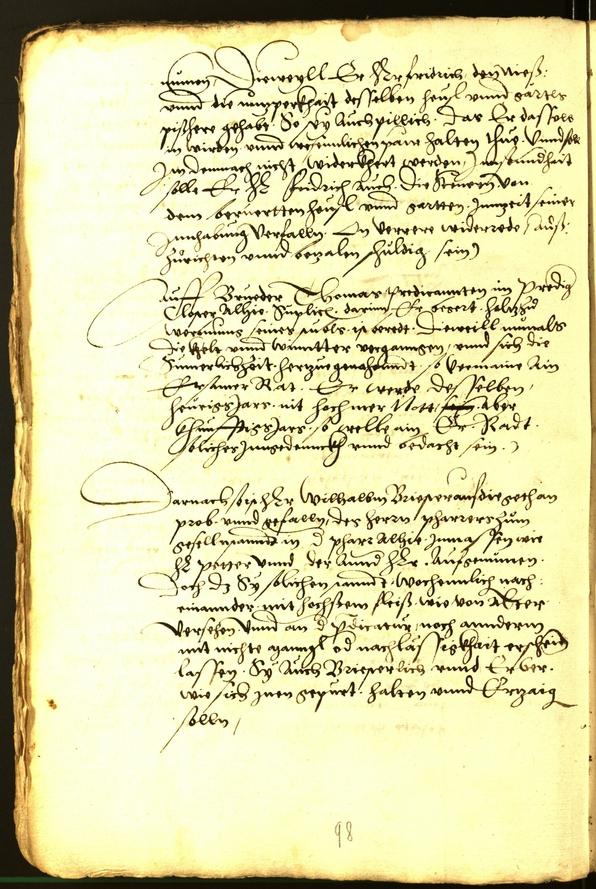 Stadtarchiv Bozen - BOhisto Ratsprotokoll 1543 