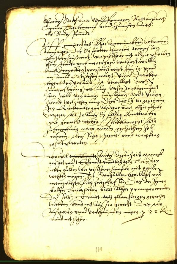 Stadtarchiv Bozen - BOhisto Ratsprotokoll 1543 