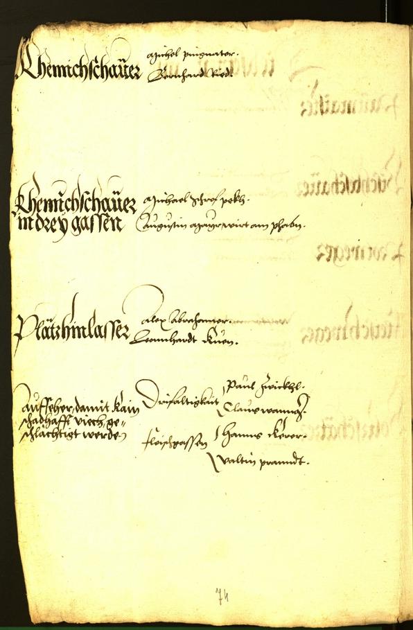 Stadtarchiv Bozen - BOhisto Ratsprotokoll 1543 