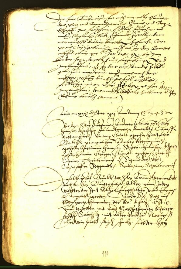 Civic Archives of Bozen-Bolzano - BOhisto Minutes of the council 1543 