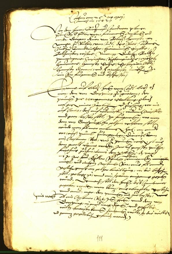 Civic Archives of Bozen-Bolzano - BOhisto Minutes of the council 1543 