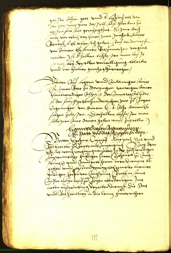 Stadtarchiv Bozen - BOhisto Ratsprotokoll 1543 