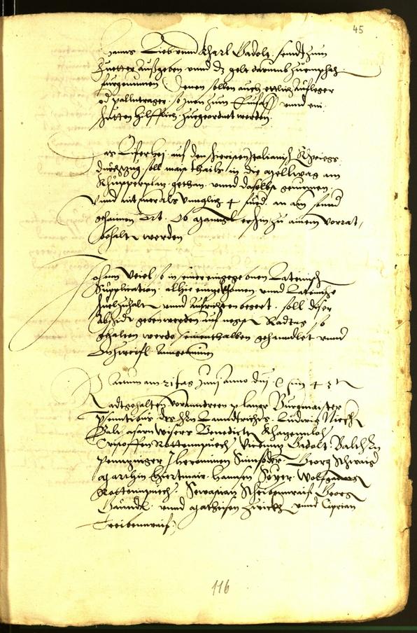 Civic Archives of Bozen-Bolzano - BOhisto Minutes of the council 1543 