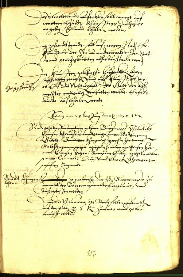 Civic Archives of Bozen-Bolzano - BOhisto Minutes of the council 1543 