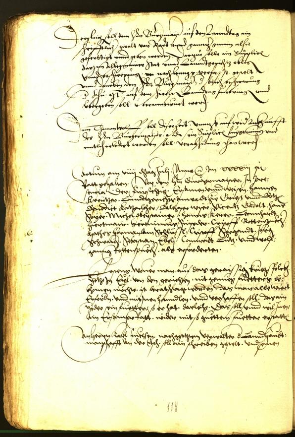 Stadtarchiv Bozen - BOhisto Ratsprotokoll 1543 