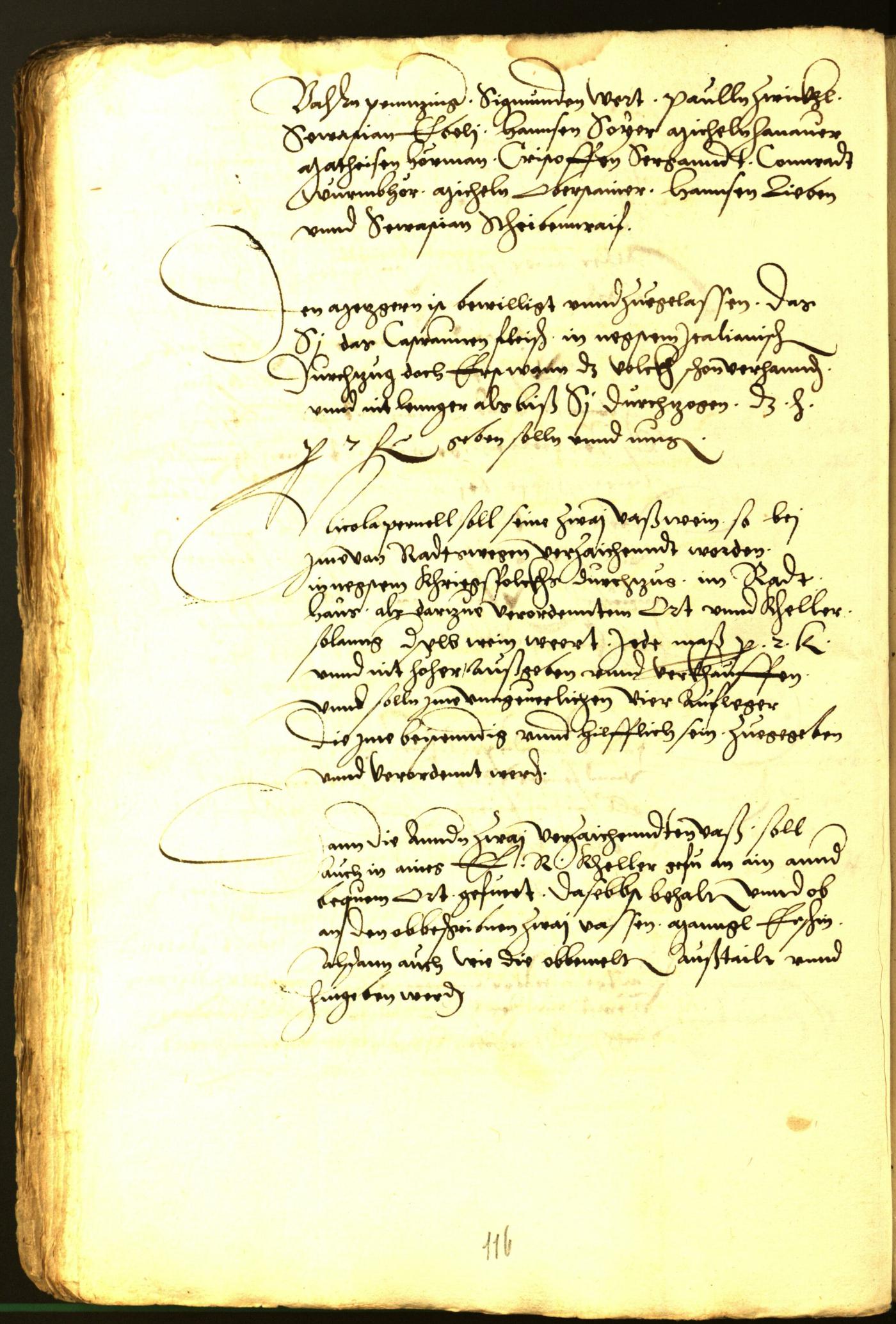 Archivio Storico della Città di Bolzano - BOhisto protocollo consiliare 1543 