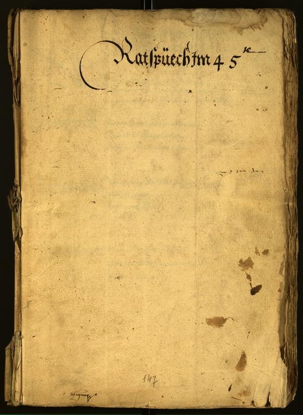 Civic Archives of Bozen-Bolzano - BOhisto Minutes of the council 1545 