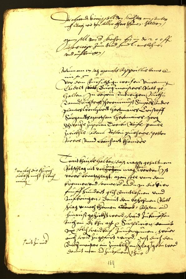 Civic Archives of Bozen-Bolzano - BOhisto Minutes of the council 1545 