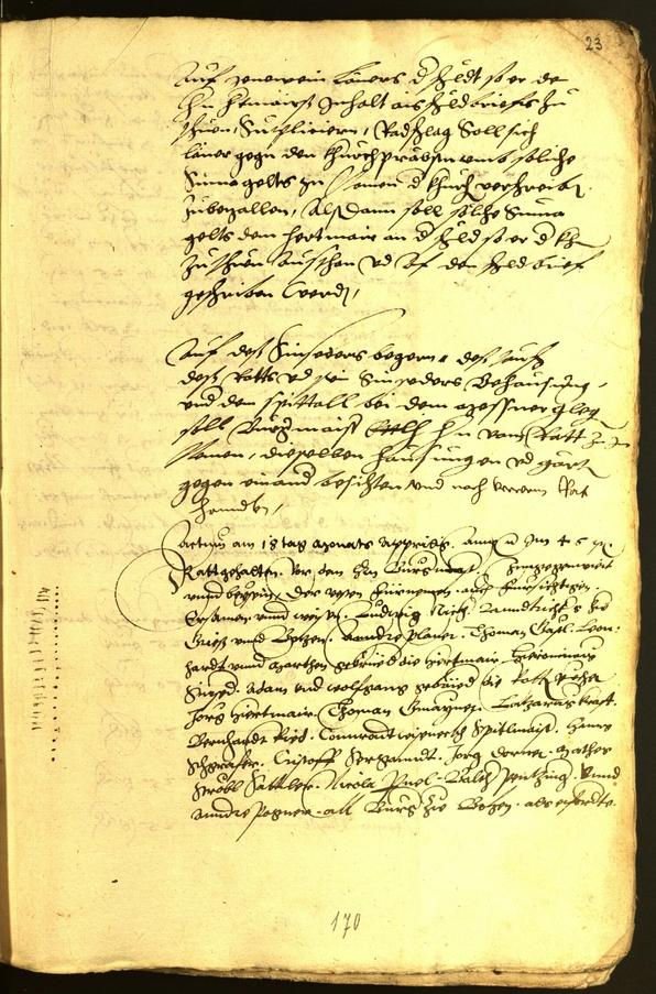 Civic Archives of Bozen-Bolzano - BOhisto Minutes of the council 1545 