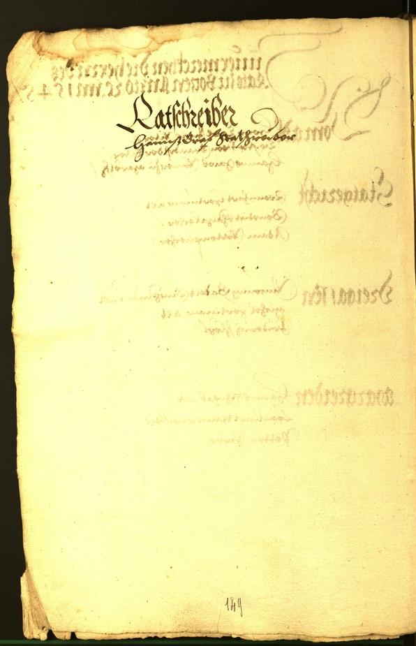 Stadtarchiv Bozen - BOhisto Ratsprotokoll 1545 