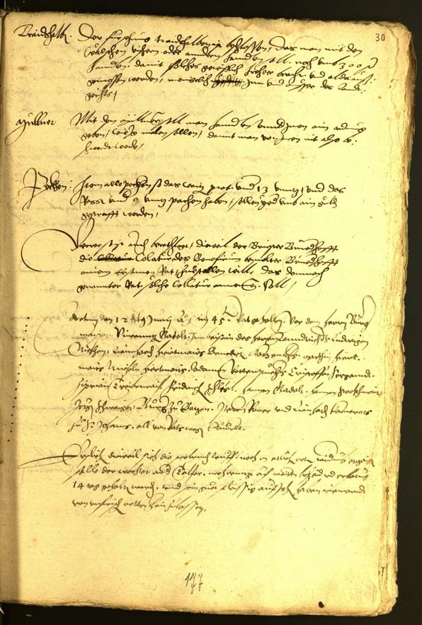 Civic Archives of Bozen-Bolzano - BOhisto Minutes of the council 1545 