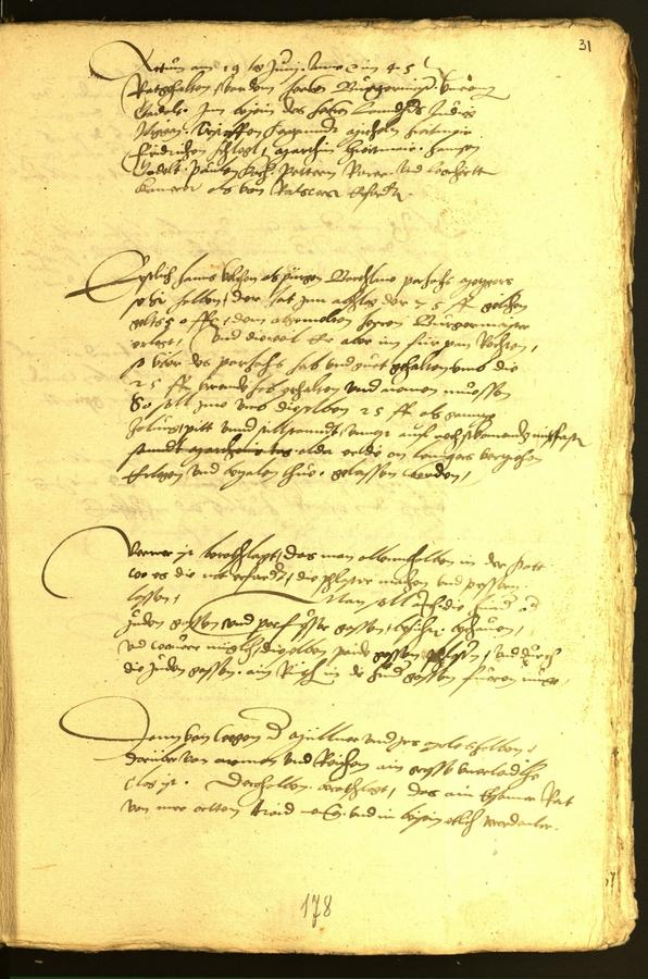 Civic Archives of Bozen-Bolzano - BOhisto Minutes of the council 1545 