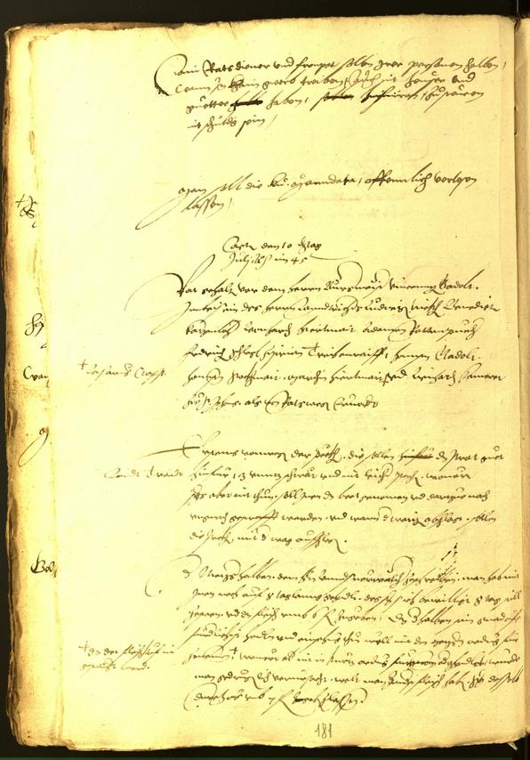 Civic Archives of Bozen-Bolzano - BOhisto Minutes of the council 1545 