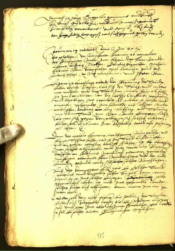 Civic Archives of Bozen-Bolzano - BOhisto Minutes of the council 1545 