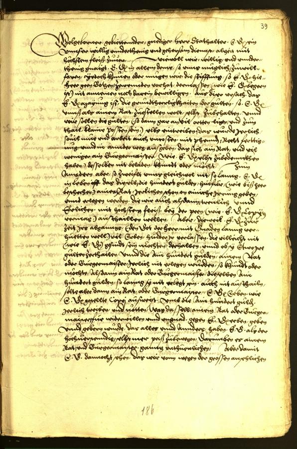 Stadtarchiv Bozen - BOhisto Ratsprotokoll 1545 